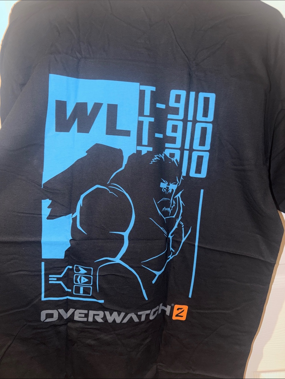 Blizzard Overwatch Black Graphic Short Sleeve Tee - Picture 5 of 6